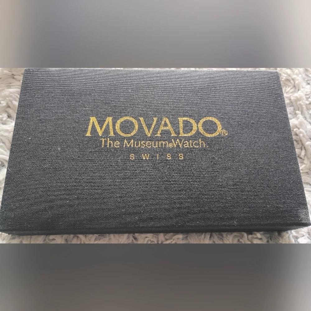 Movado Black and Gold Men's Pen Set... NEW